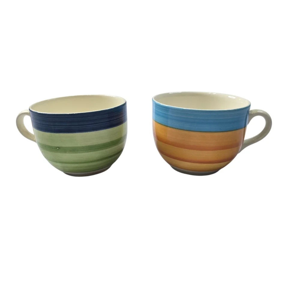 Hand-painted Italian Ceramic Mugs
